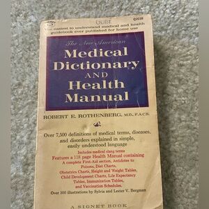 Medical Dictionary and Health Manual, the New American by Robert E. Rothenberg